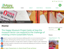 Tablet Screenshot of happymuseumproject.org